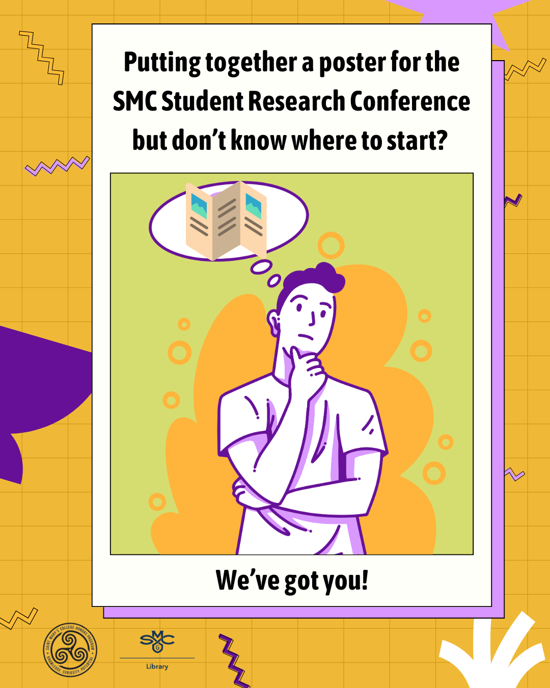 Putting together a poster for the SMC Student Research Conference but don't know where to start?