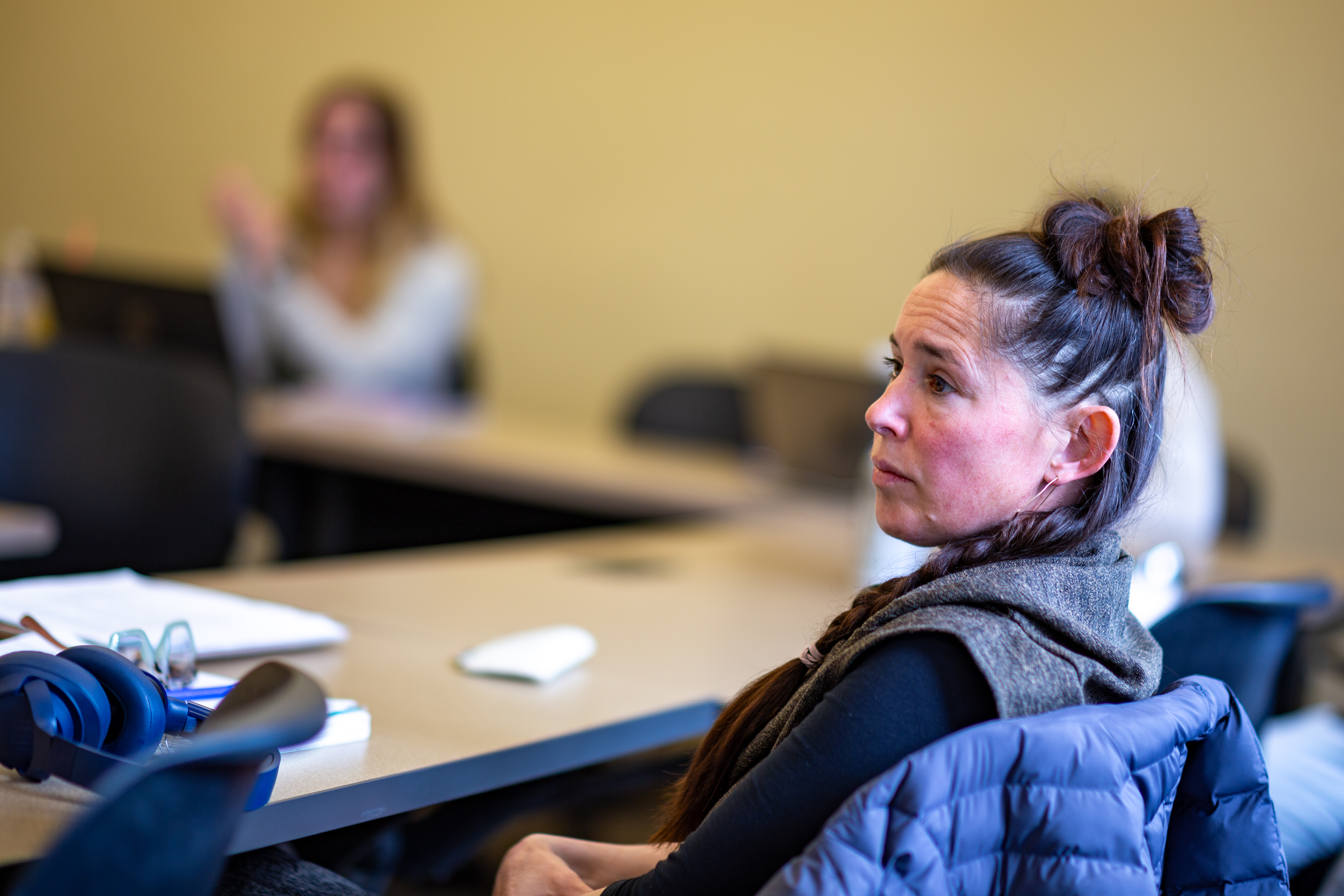 MA Lead students in class