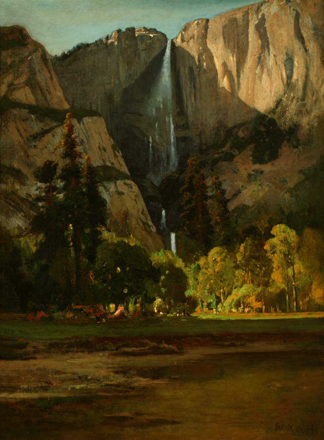william keith painting of yosemite falls