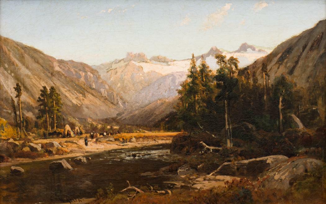 William Keith painting of Mount Lyell