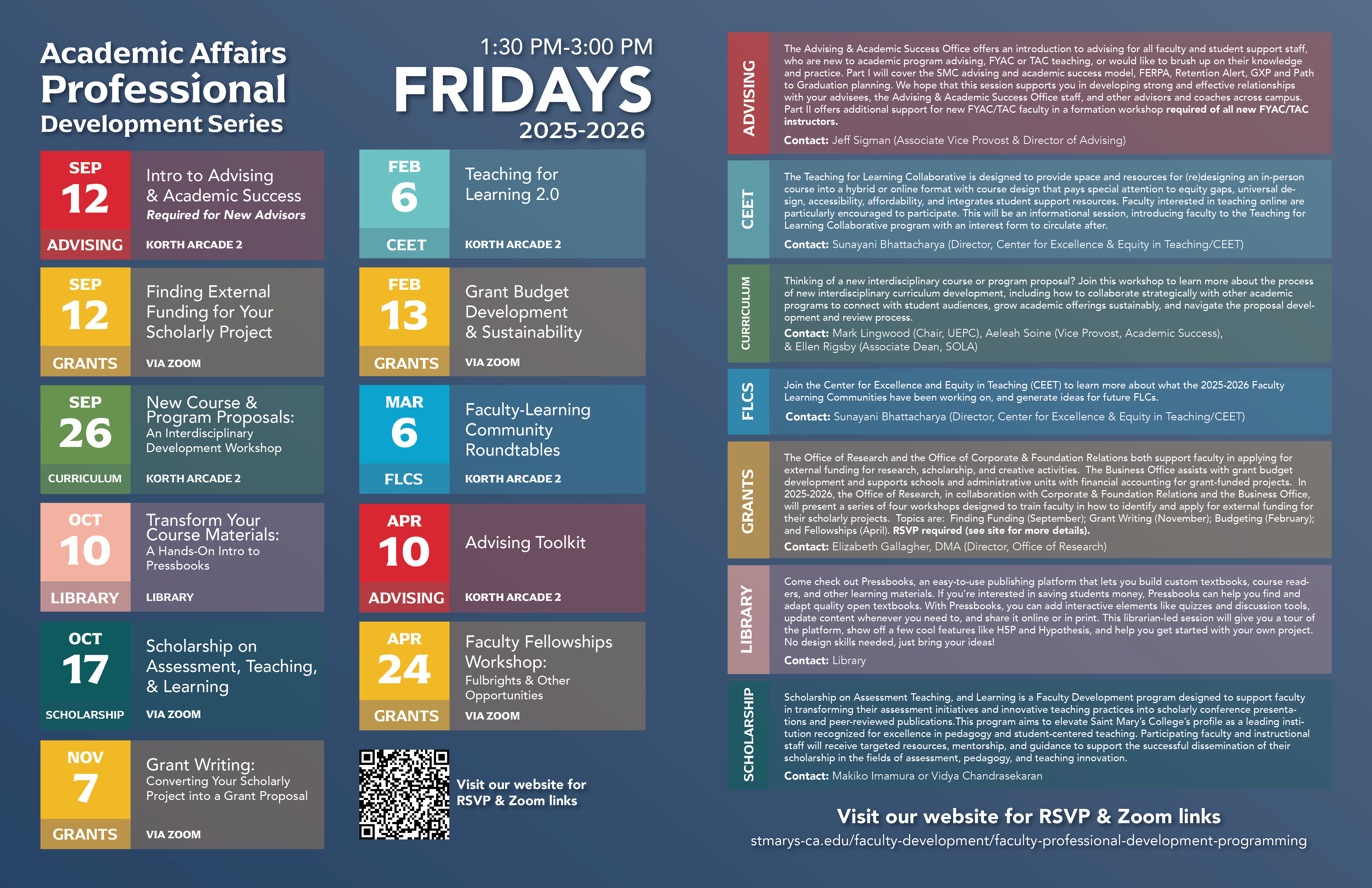 Professional Development Sessions