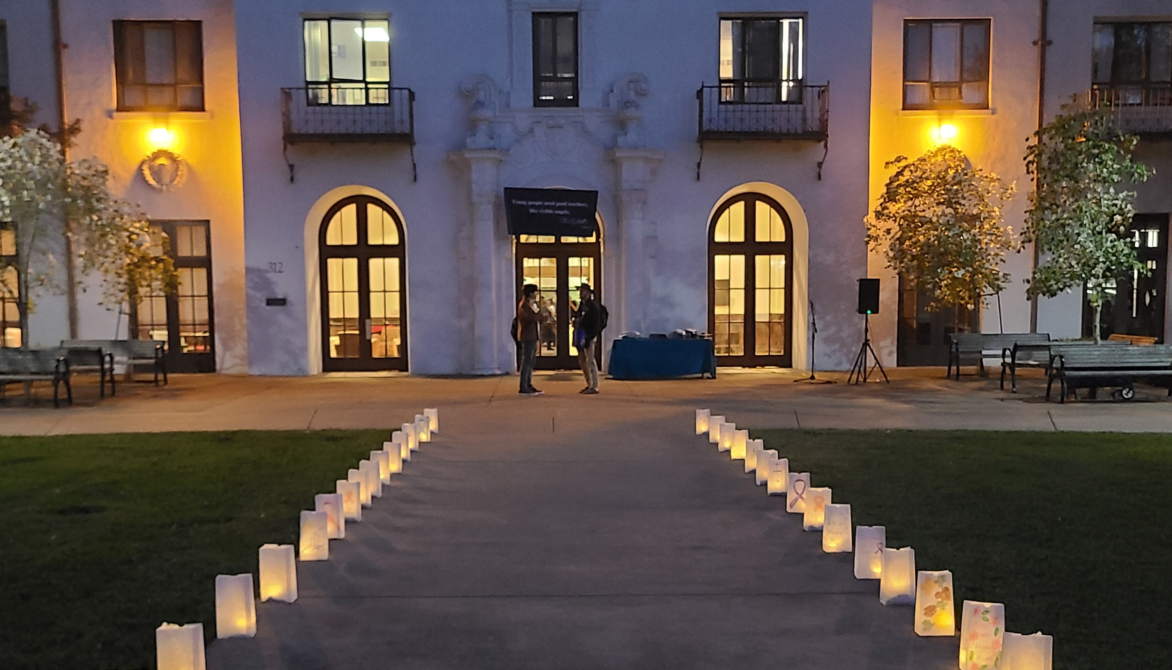 Light Up the Night luminarias