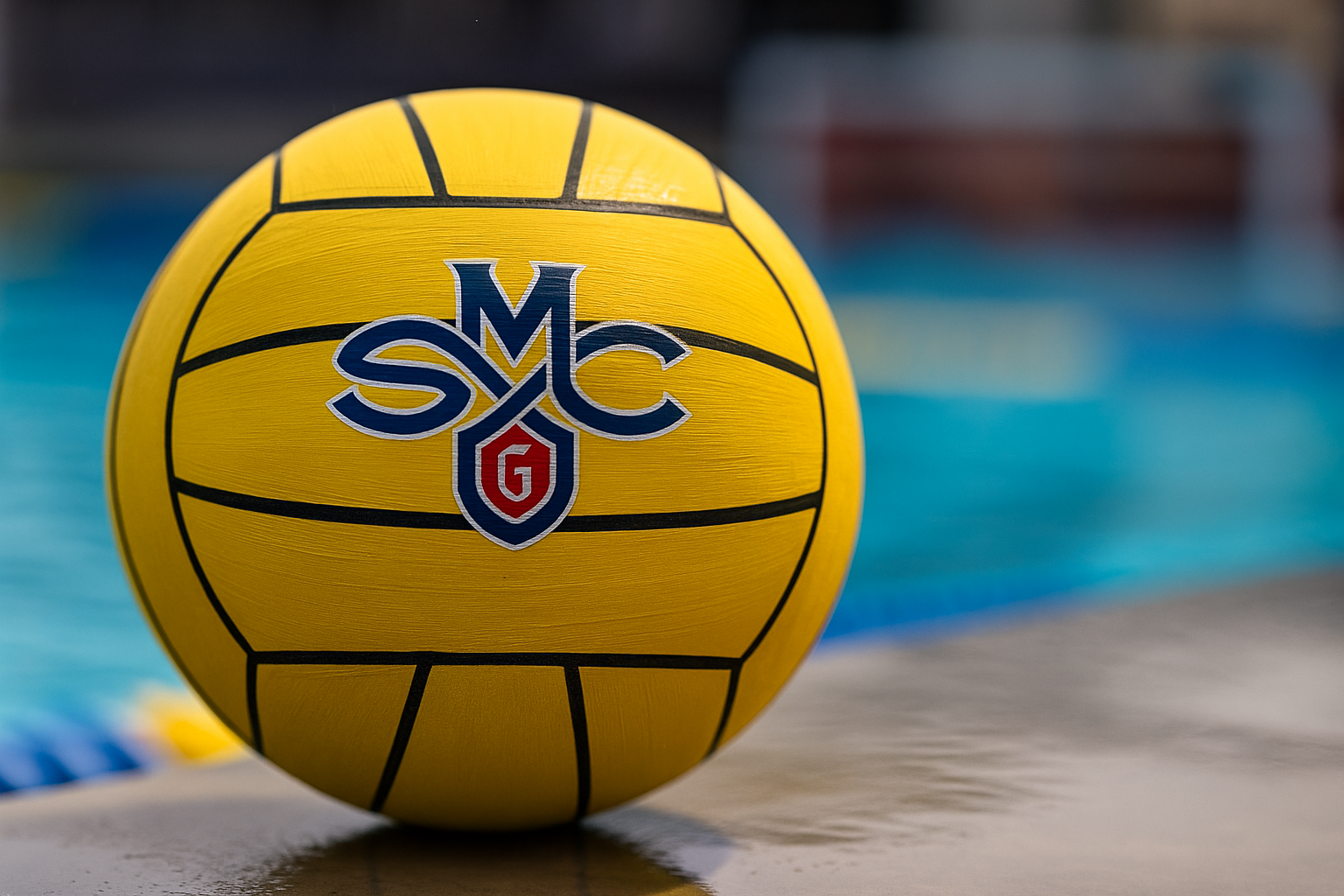 Water Polo Ball with SMC Logo