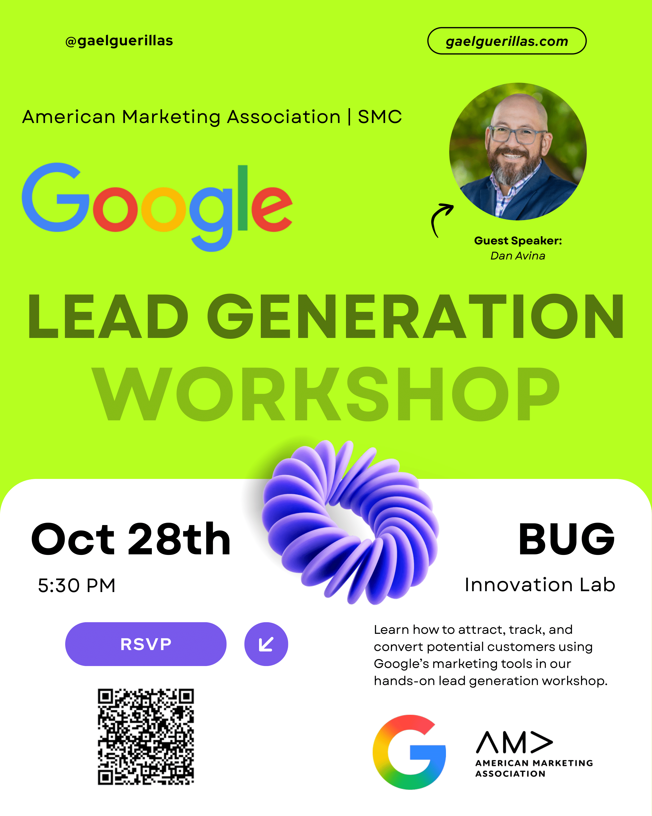 Google Lead Generation Workshop with Dan Avina