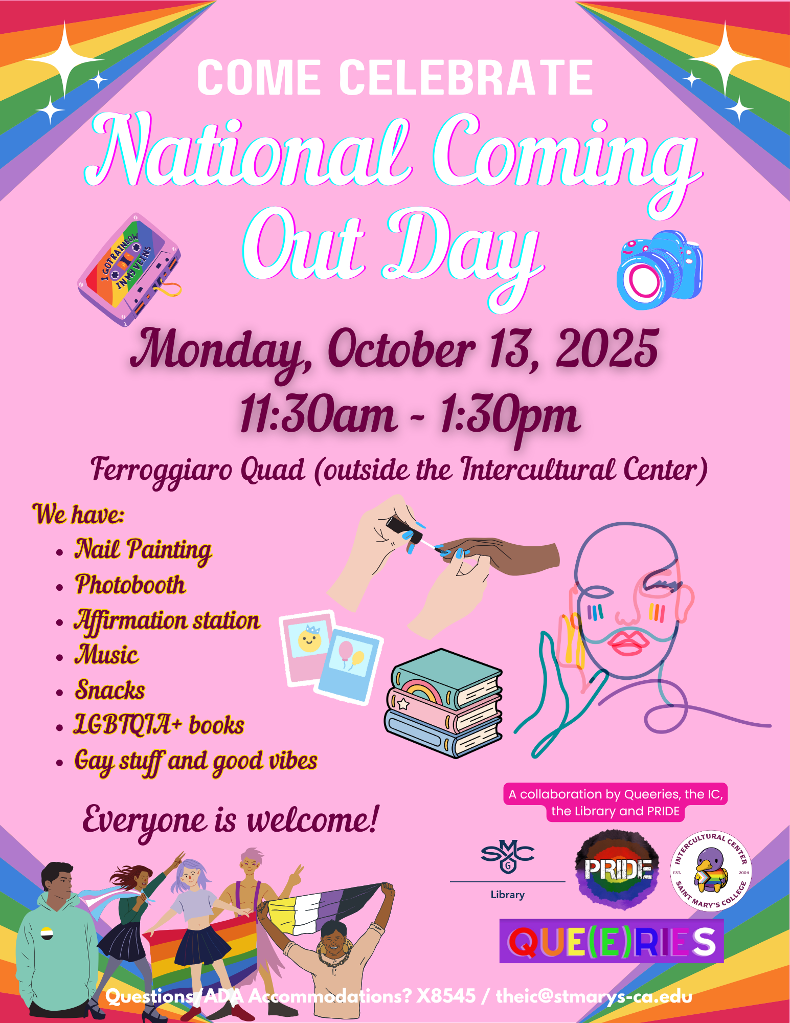 National Coming Out Day Monday October 13