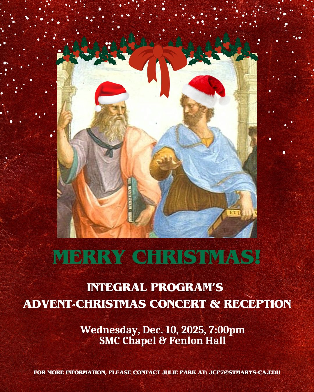 12-10-25 Integral Christmas Concert &amp; Reception