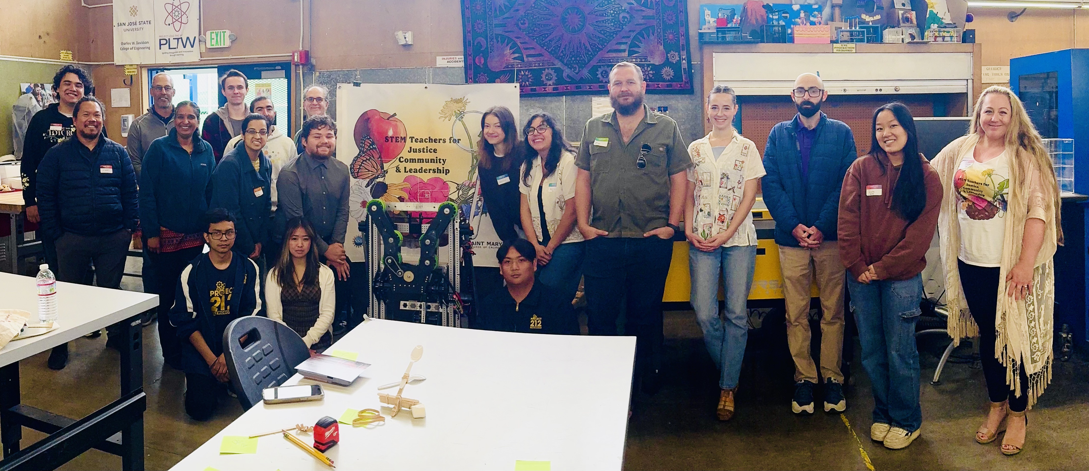 NOYCE Scholars group shot in a classroom