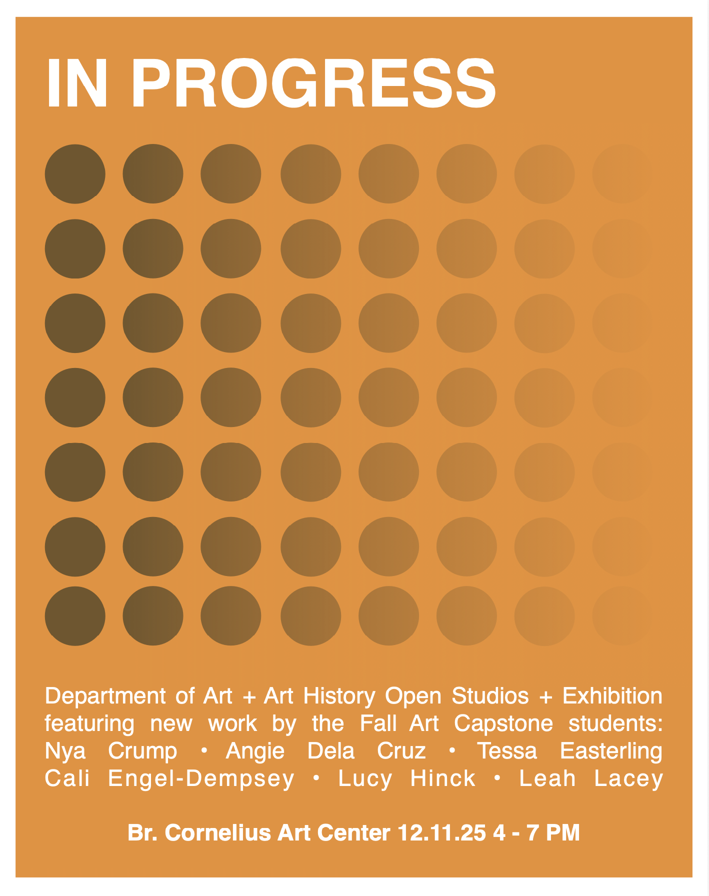 In Progress poster art show