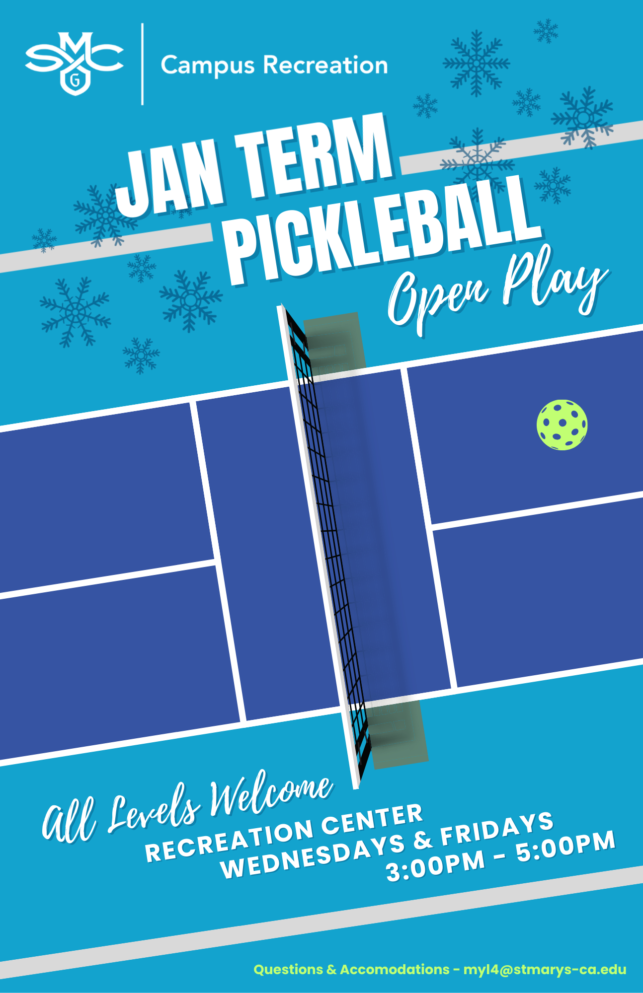 Jan Term Pickleball