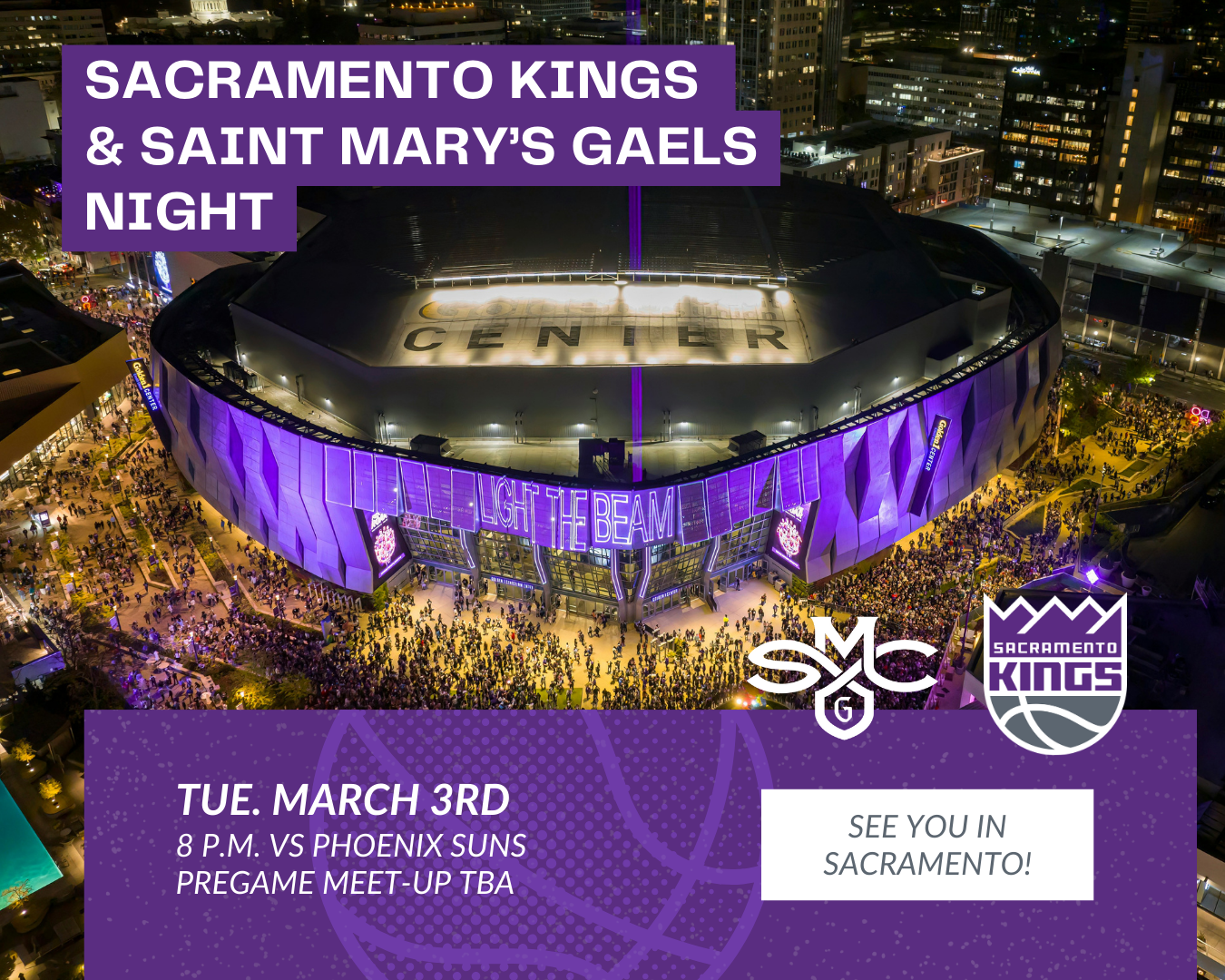 Kings &amp; Gaels Night graphic