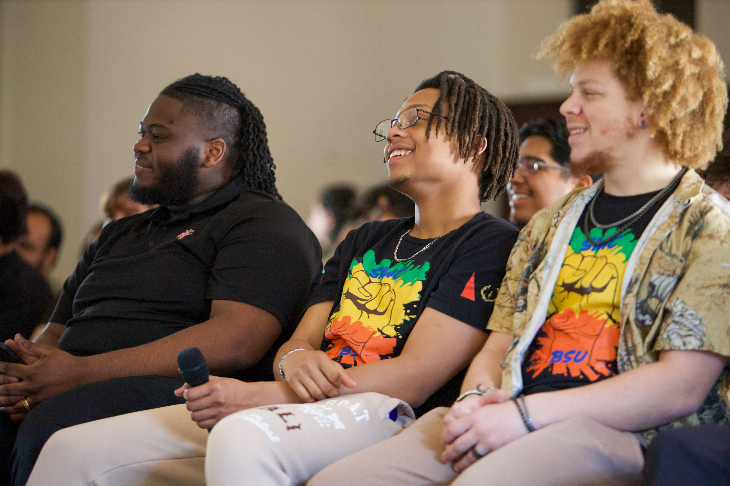 Jessiah Jones and others at the Mahershala Ali event