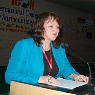 McGraw speaking at Varanasi