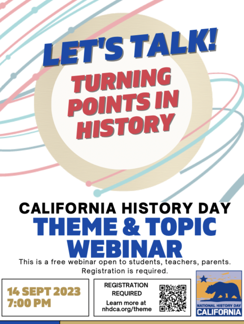 lets talk! turning points in history theme and topic webinar
