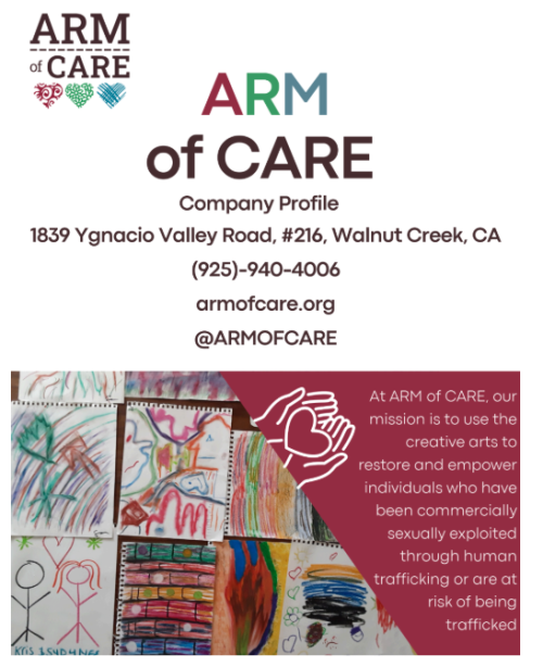 Writing Studies student intern ARM of Care work 2025