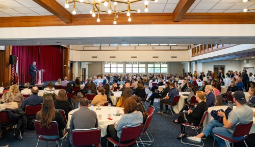 State of the College audience