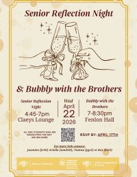 Senior Reflection Night and Bubbly with the Brothers event