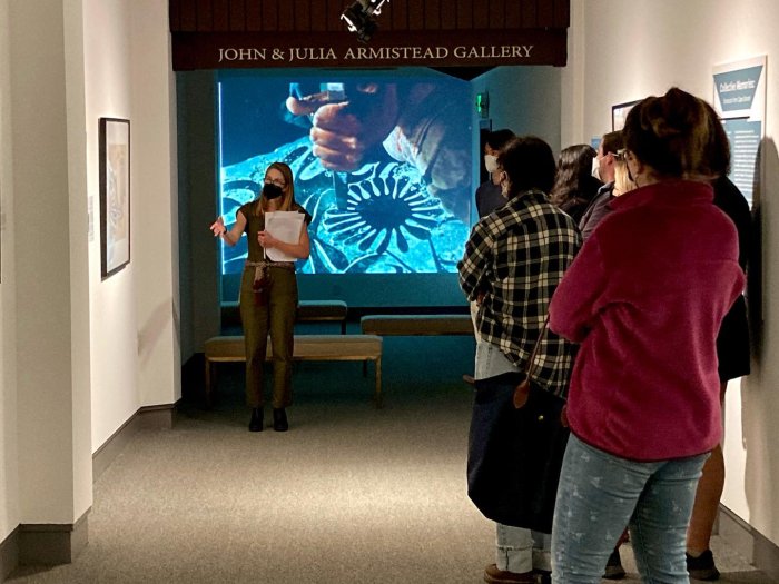 tour in the museum of art 