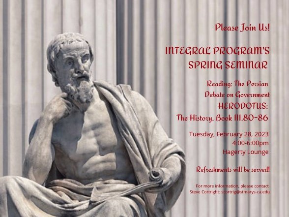 Integral Herodotus event flyer 