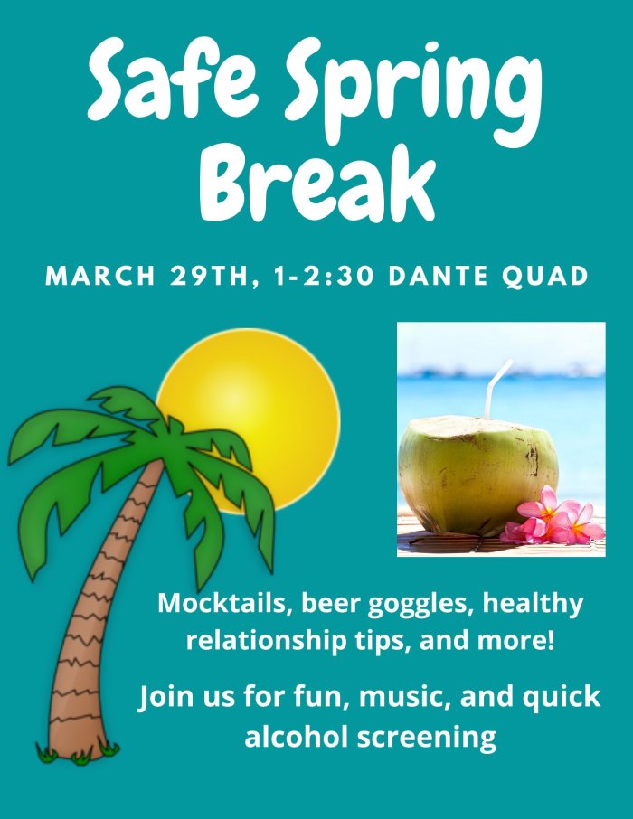 Safe Spring Break flyer