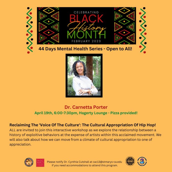 Dr. Porter picture with description of her talk