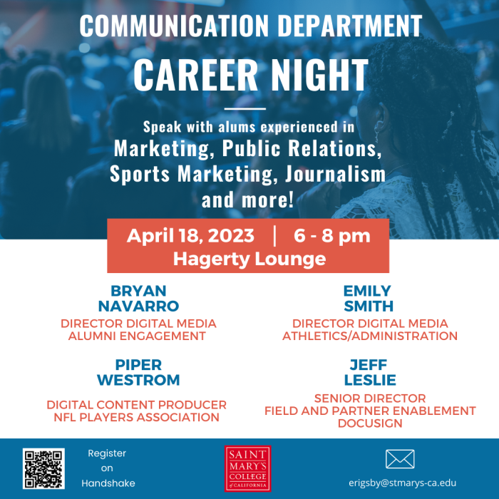 Comm Dept Career Night