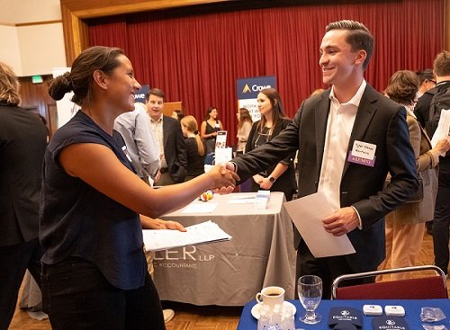 saint mary's economics minor students at meet the firms