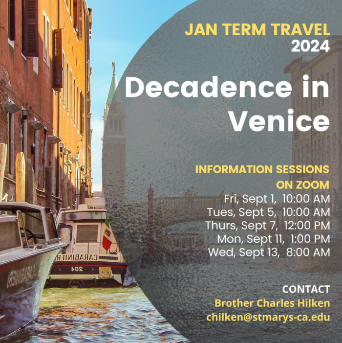 Venice Jan Term Travel Flyer