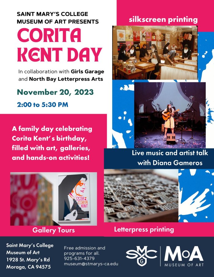 Corita Kent Day with event description, location