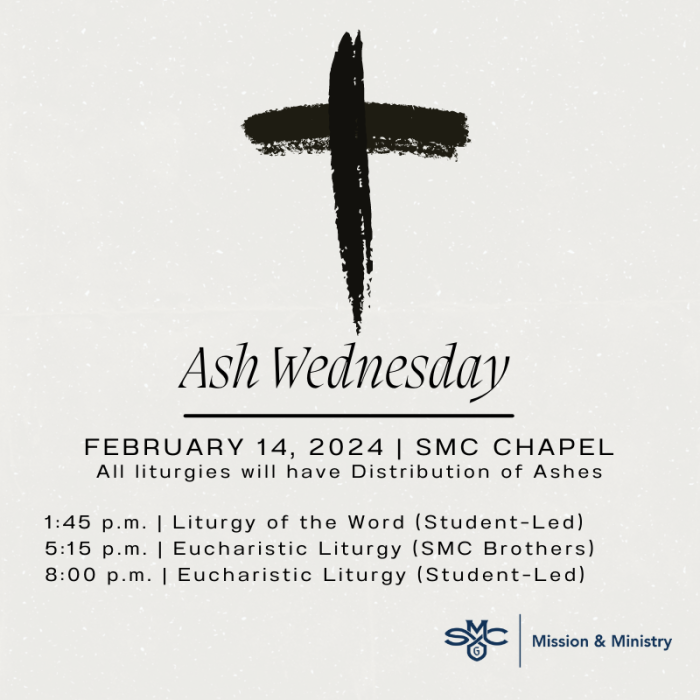Ash Wednesday AY24