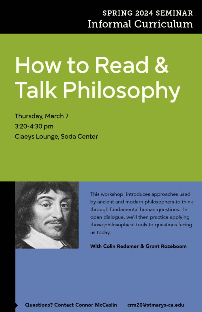 How to Read & Talk Philosophy Flyer