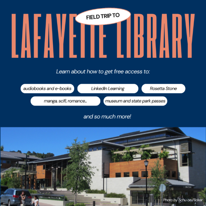 image of the Lafayette Public Library building