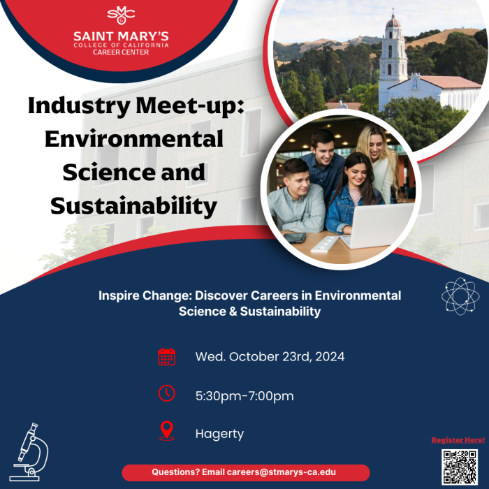 Register on Handshake for the Industry Meet-up: Environmental Science and Sustainability