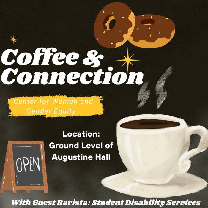 Coffee and Connection with SDS in CWGE office