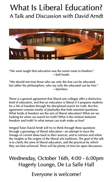 Liberal Education Arndt