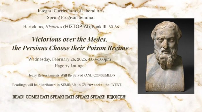Integral Spring Program Seminar, Herodotus