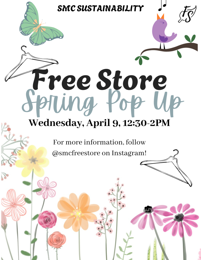 Free Store Spring Popup - Wednesday April 9th 12:30 - 2PM