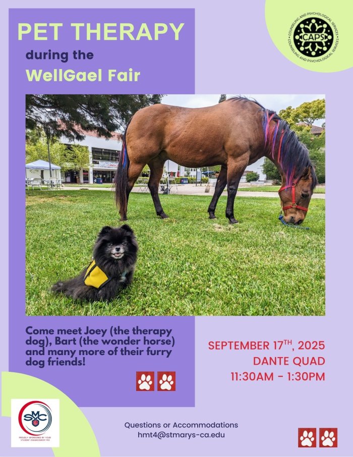 Pet Therapy During The WellGael Fair
