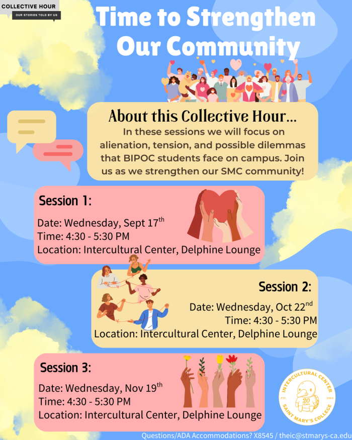 Time To Strengthen Our Community Collective Hour for BIPOC students