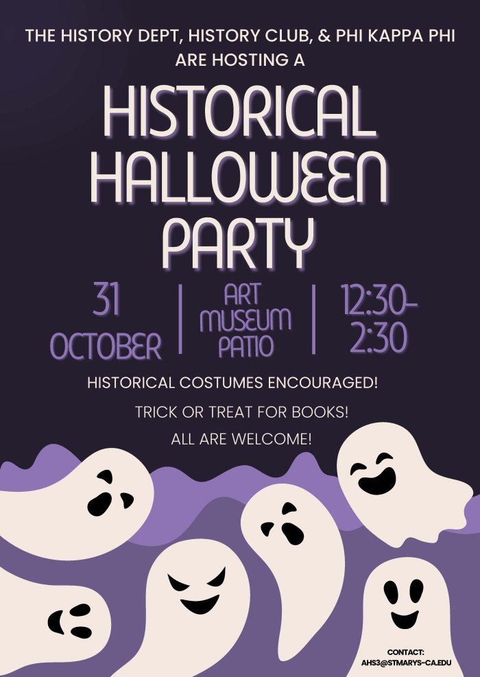 Historical Halloween Party 10-31-25
