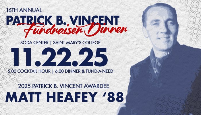 Pat Vincent Dinner Invitation - Nov 22nd 2025