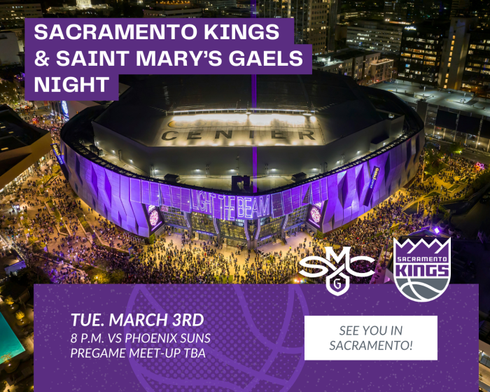 Kings & Gaels Night graphic