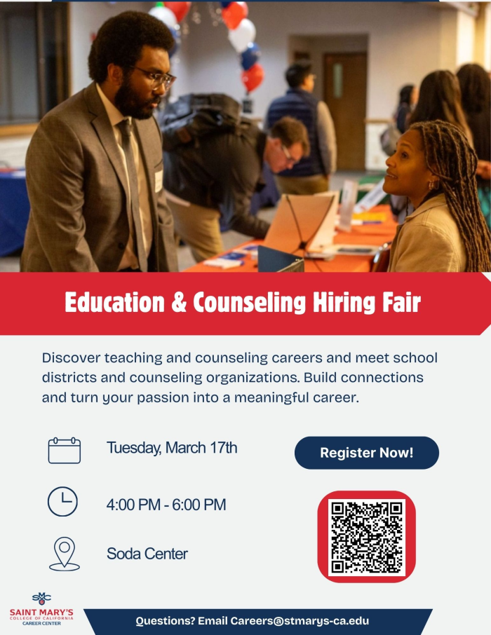 Career Center Spring Hiring Fair for Teachers and Counselors