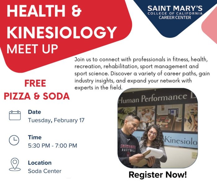 Health and Kinesiology Industry Meet up