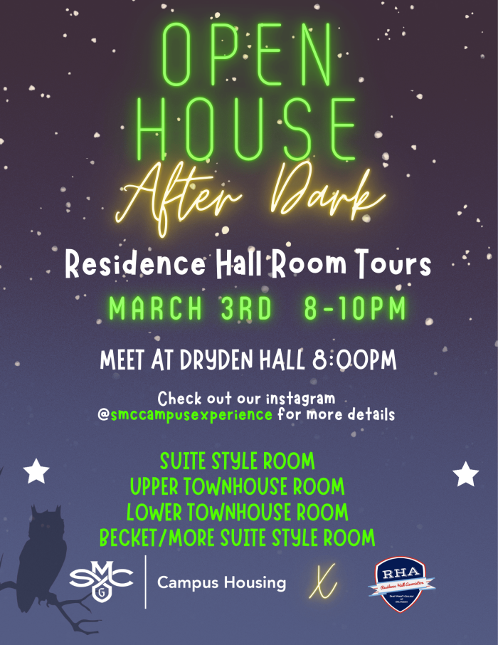 open house after dark 3/3/2026 8PM