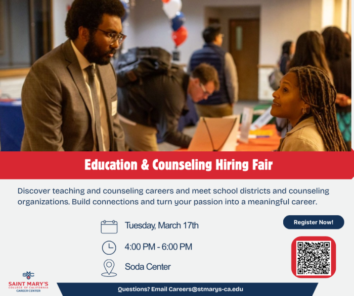 Education & Counseling Hiring Fair