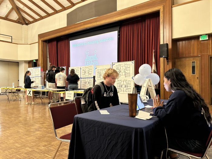 in person room selection