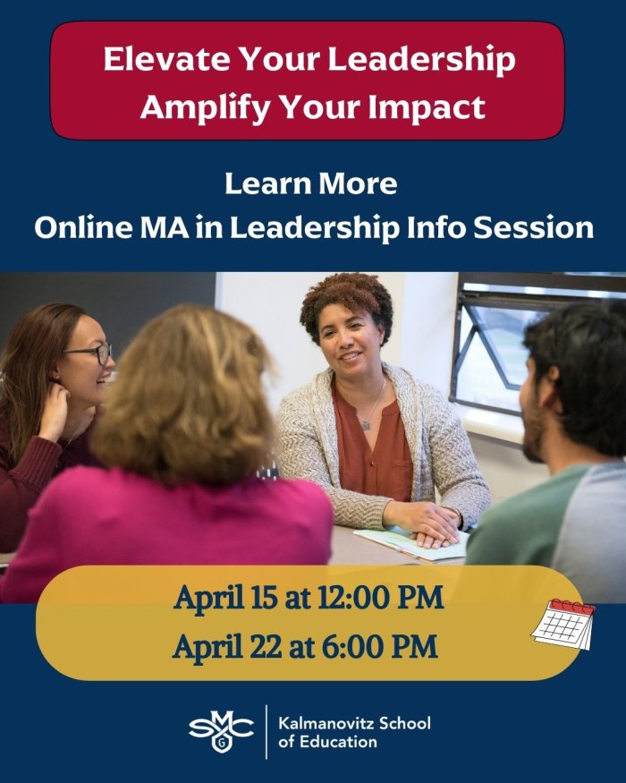 MA in Leadership Online Information Session