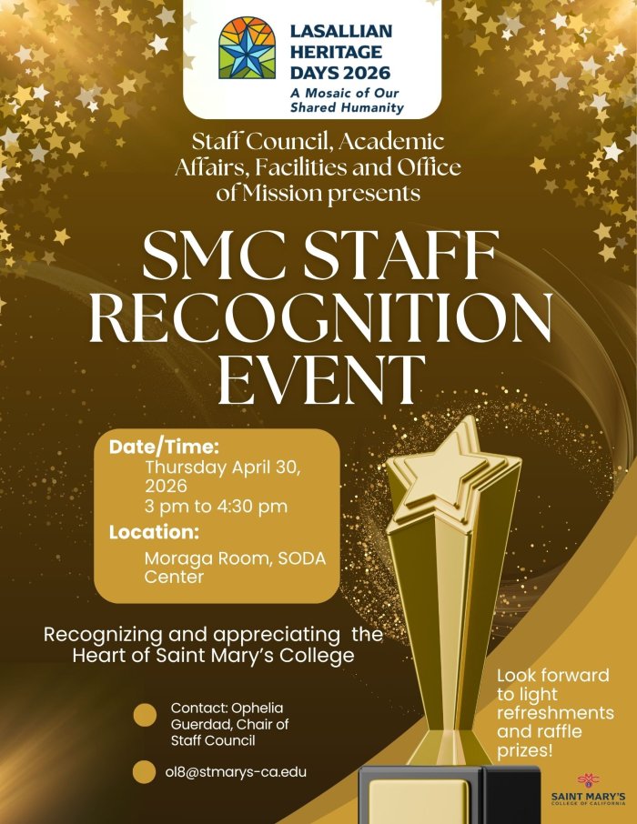 Staff Recognition event 2026 flyer
