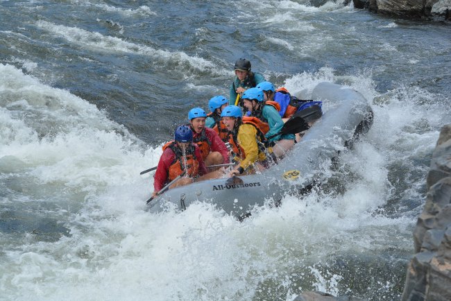 White water rafting