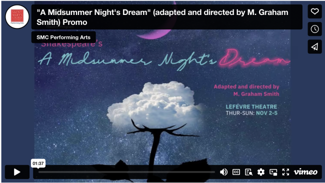 Image of white flower with a dark sky and a pink moon above it